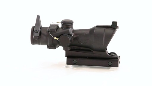 Trijicon ACOG 4x32mm Crosshair/Amber Center Reticle Rifle Scope .223 Ballistic 360 View - image 4 from the video